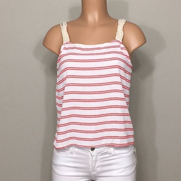 Collective Concepts rope stripe top. Runs small - Picture 1 of 4